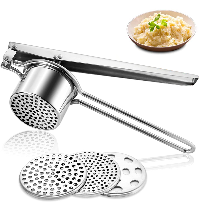 Citrus Juicer Bar - LMETJMA สแตนเลสสตีล Ricer Manual Potato Masher