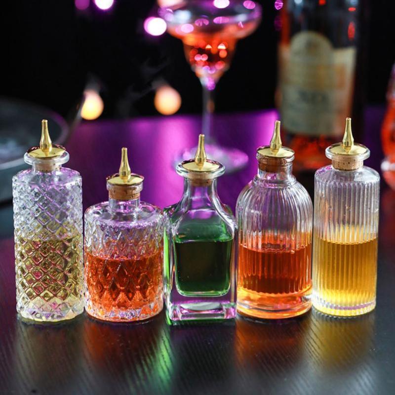 ขวดแก้ววินเทจสำหรับใส่บิทเทอร์ - Bitters Bottle Set บทวิจารณ์และราคา