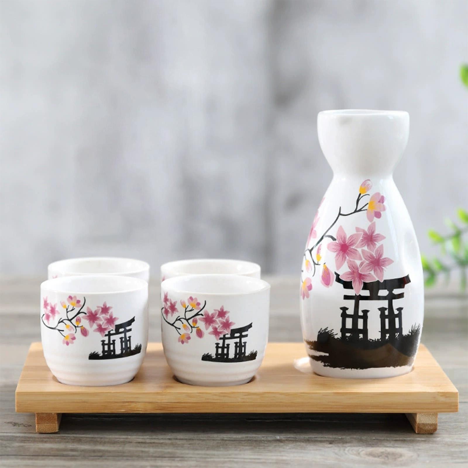 ชุดสาเกญี่ปุ่น ลายดอกไม้ พร้อม - Home Bar Set บทวิจารณ์และราคา